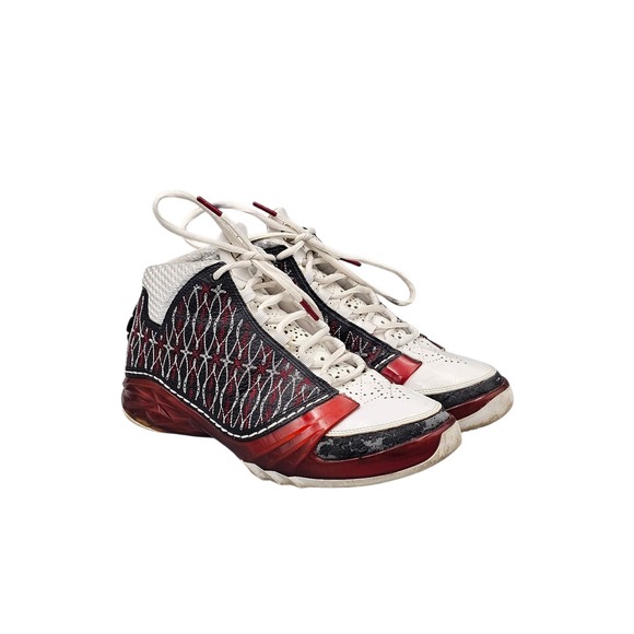 Nike Mens Size 9 US Air Jordan 23 OG Chicago Bulls Black Red White Sneakers READ